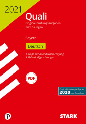 Prüfungsaufgaben Hauptschule Original-Prüfungen Quali Mittelschule 2021 - Deutsch 9. Klasse - Bayern - Stark Verlag