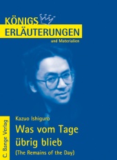 Interpretationshilfe Was vom Tage übrig blieb - Bange Verlag