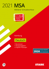 Prüfungsaufgaben Realschule Original-Prüfungen und Training MSA 2021 - Deutsch - Hamburg - Stark Verlag