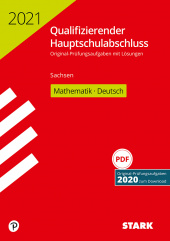 Prüfungsaufgaben Hauptschule Qualifizierender Hauptschulabschluss 2021 - Mathematik, Deutsch - Sachsen - Stark Verlag